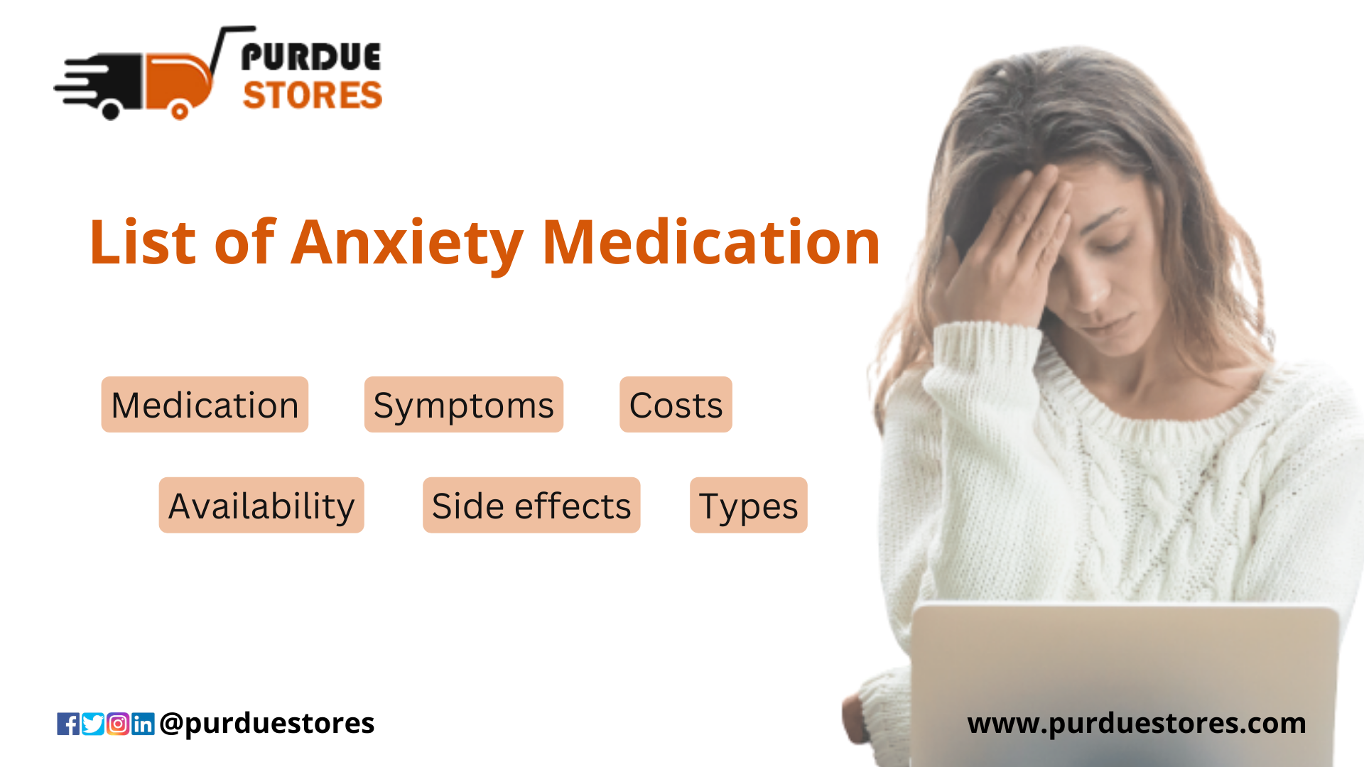 List of anxiety medication: Cost & Side effects